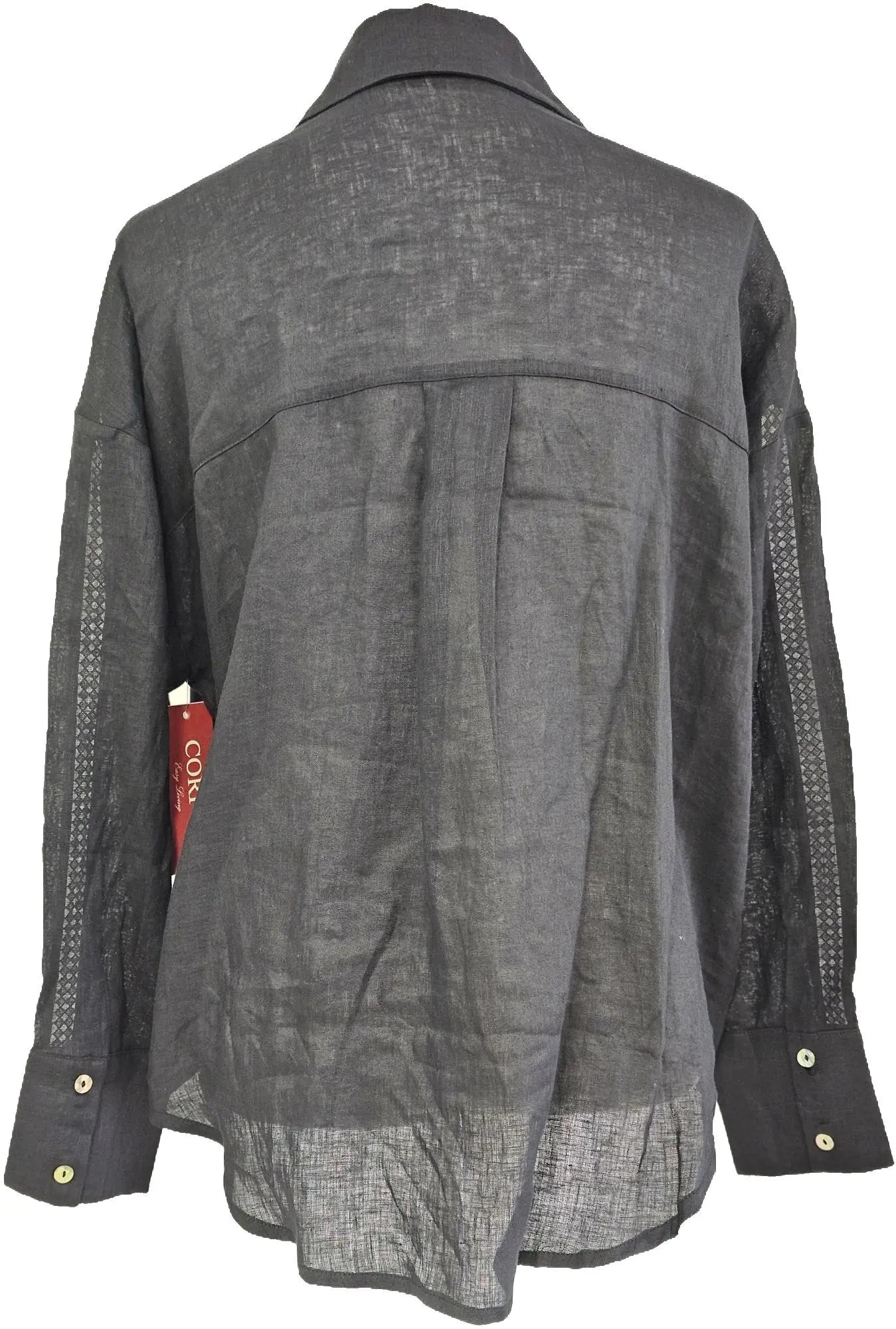 W206512 BLACK WINTER LINEN Corfu Jeans