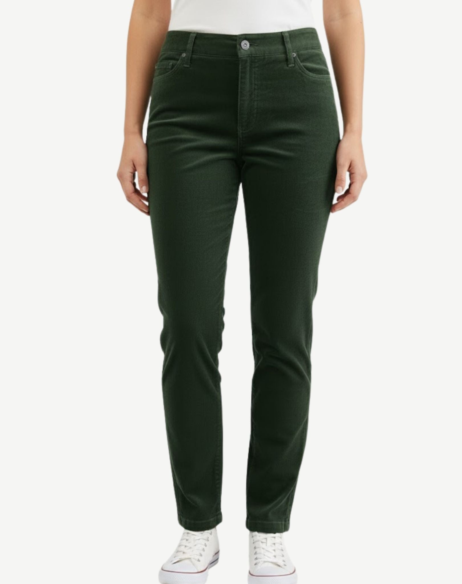 Loden Olive Green Heavy Cotton Twill Pants Corfu Jeans