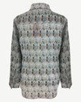 Grey Patterned Long Sleeve Shirt Corfu Jeans