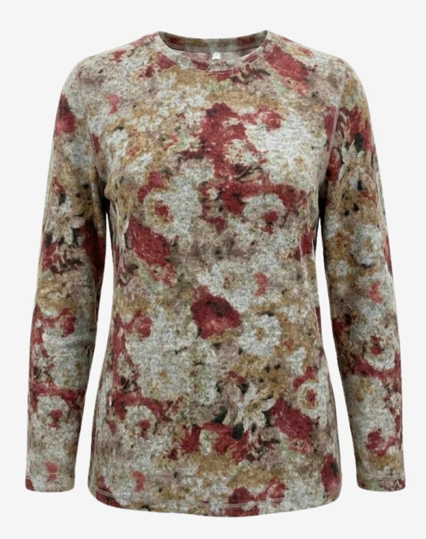 Henna Coloured Long Sleeve Top Corfu Jeans