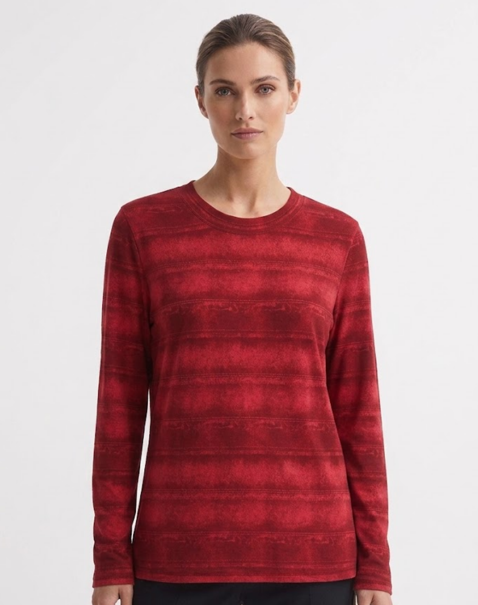 Red Long Sleeve Top Corfu Jeans
