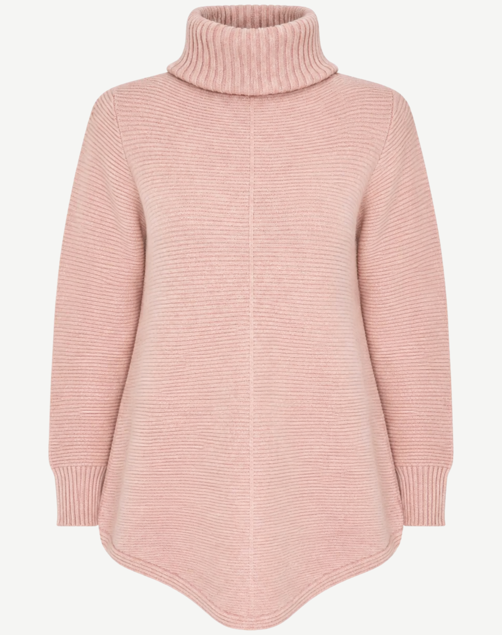 Pink Quartz Turtleneck Long Sleeve Knit Jumper Corfu Jeans