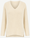 Milk Knit Jumper Corfu Jeans