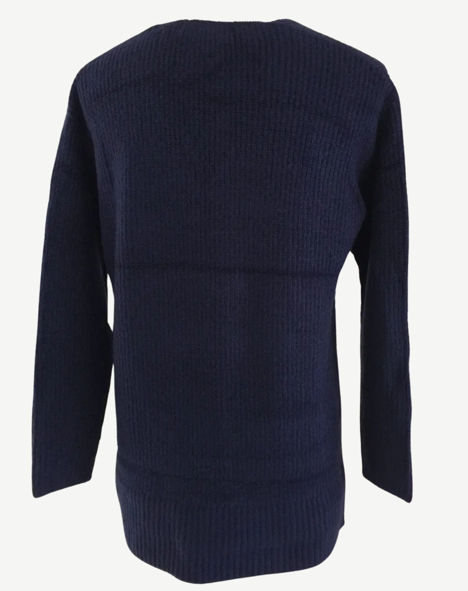 Space Blue Navy V-Neck Long Sleeve Knit Corfu Jeans