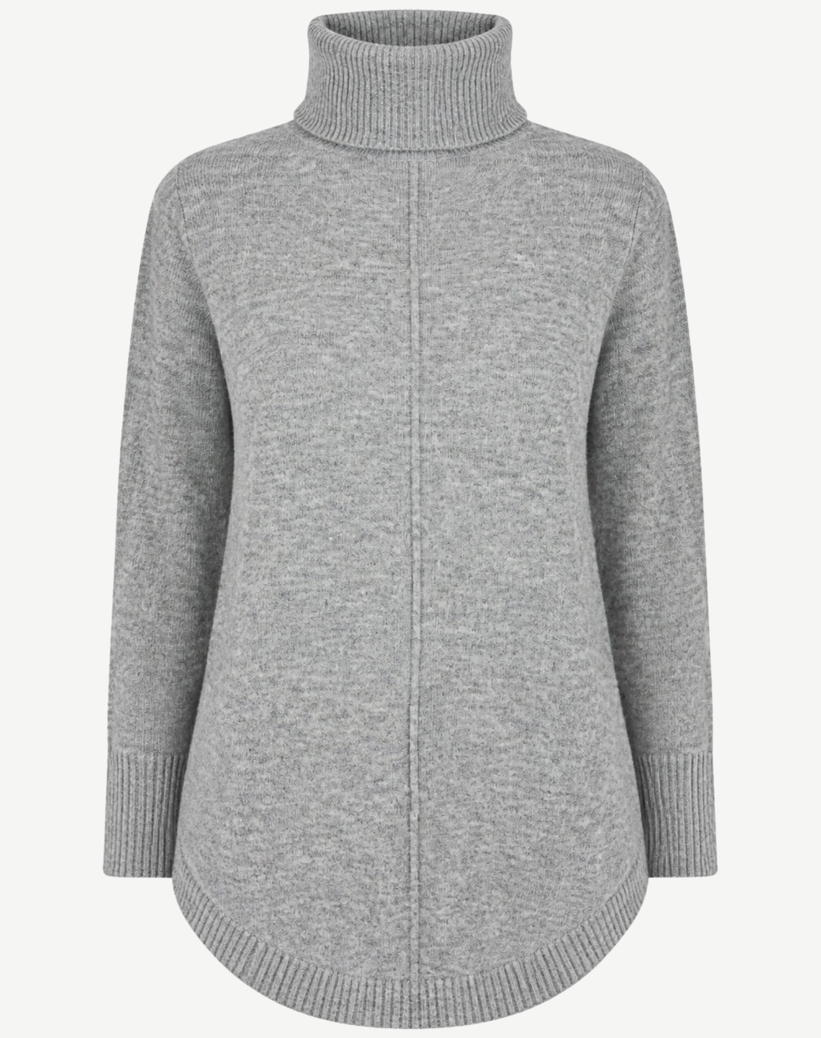 Dark Pearl Turtleneck Long Sleeve Knit Jumper Corfu Jeans