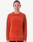 Festive Coral Long Sleeve Knit Jumper Corfu Jeans