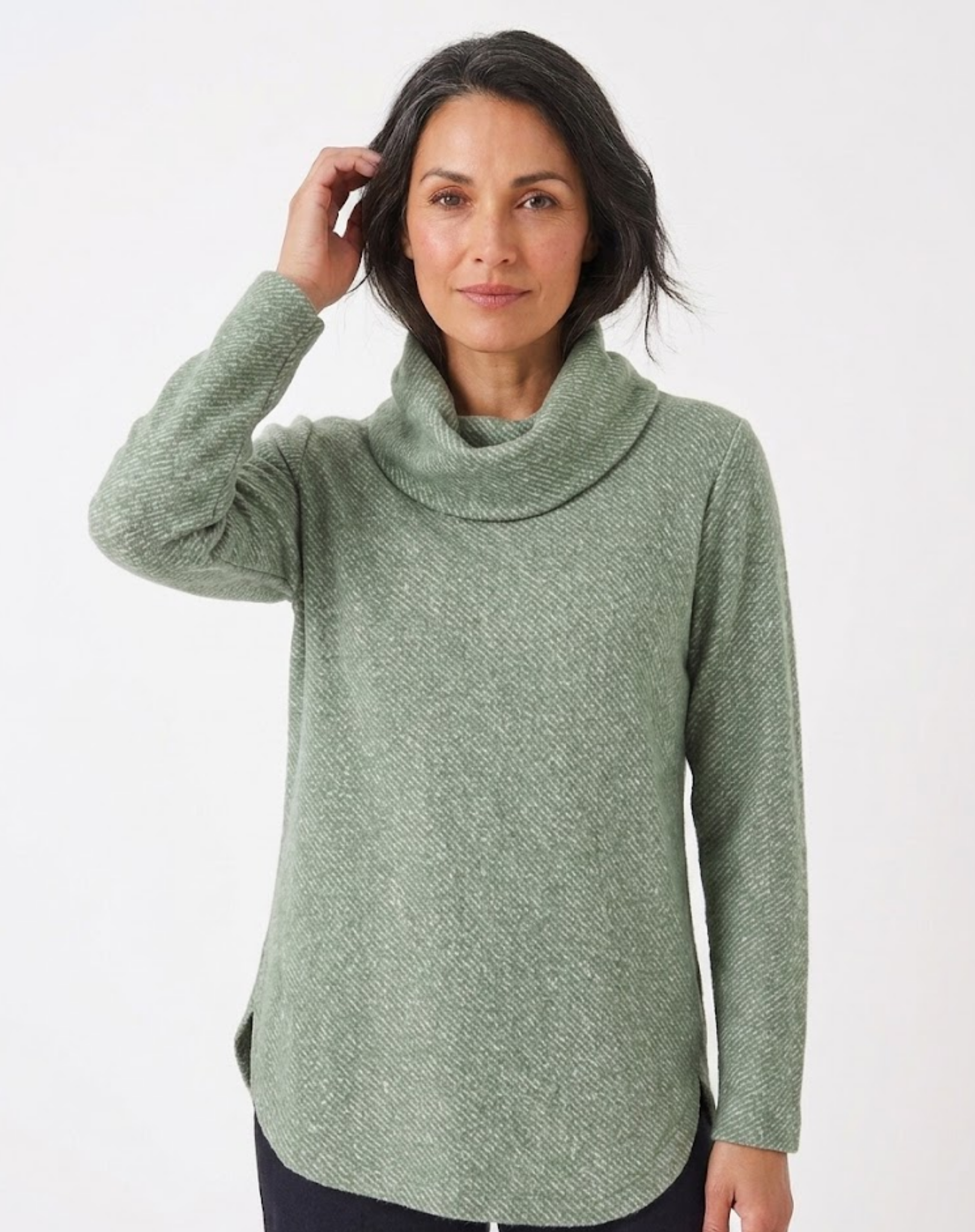Sugar Pine Long Sleeve Turtleneck Jumper Corfu Jeans