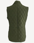 Olive Green Quilted Winter Vest Corfu Jeans