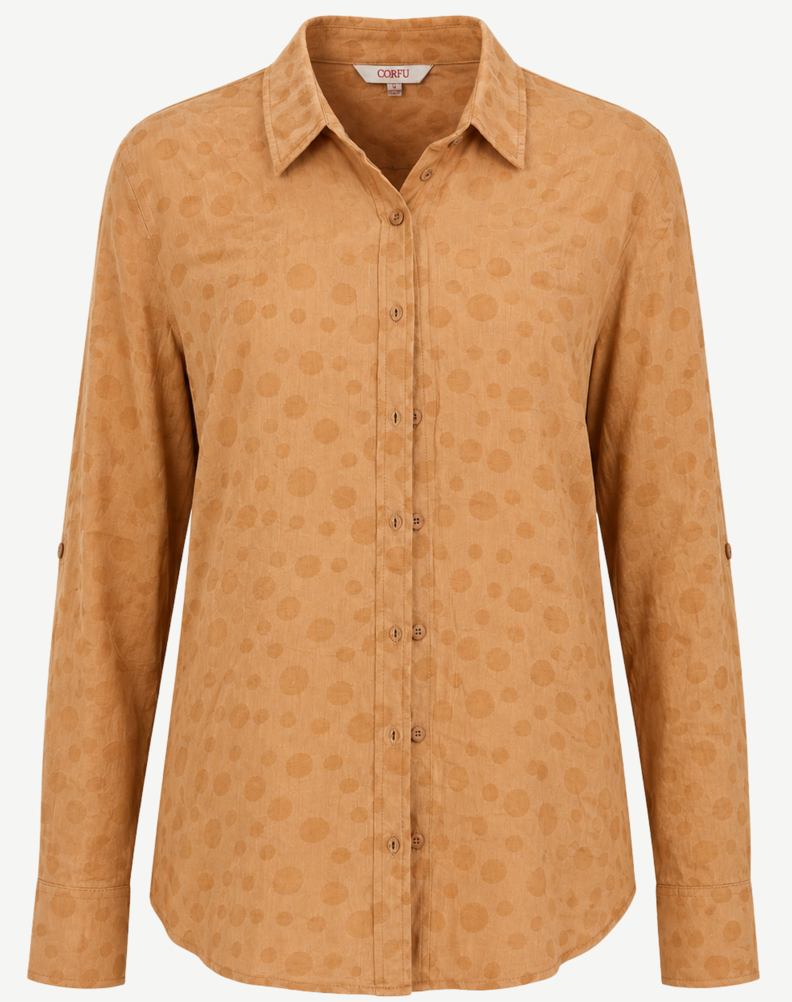 Caramel Long Sleeve Shirt Corfu Jeans
