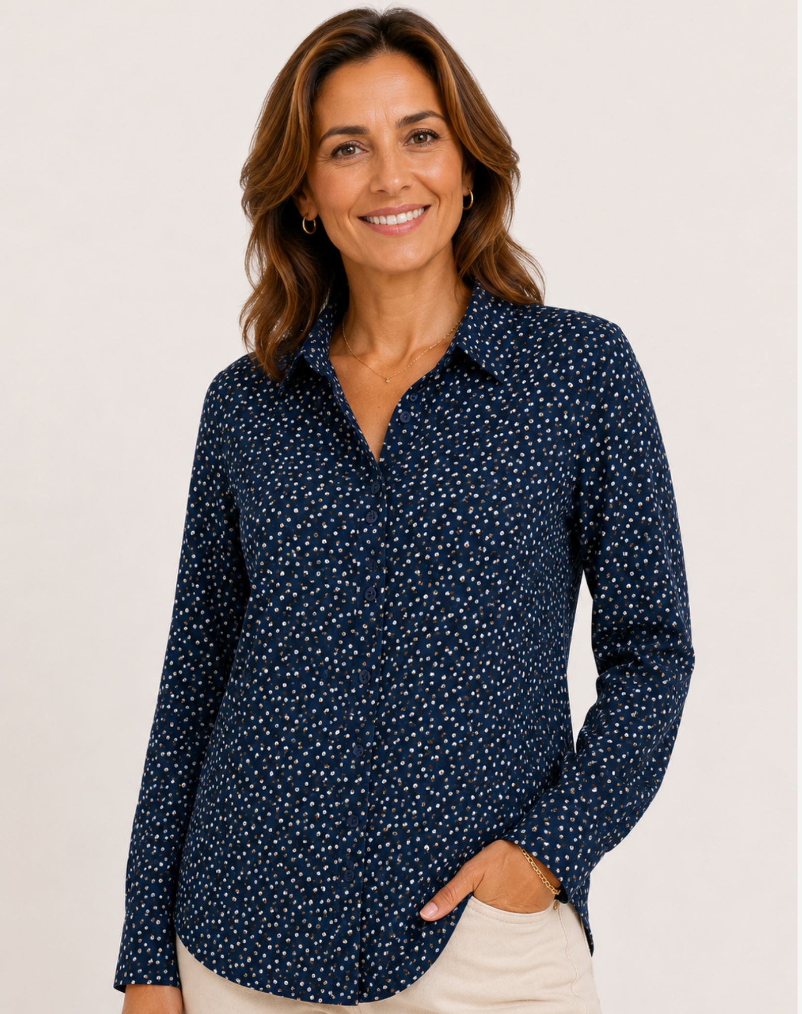 Ink Long Sleeve Shirt Corfu Jeans