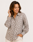Bisque Long Sleeve Shirt Corfu Jeans