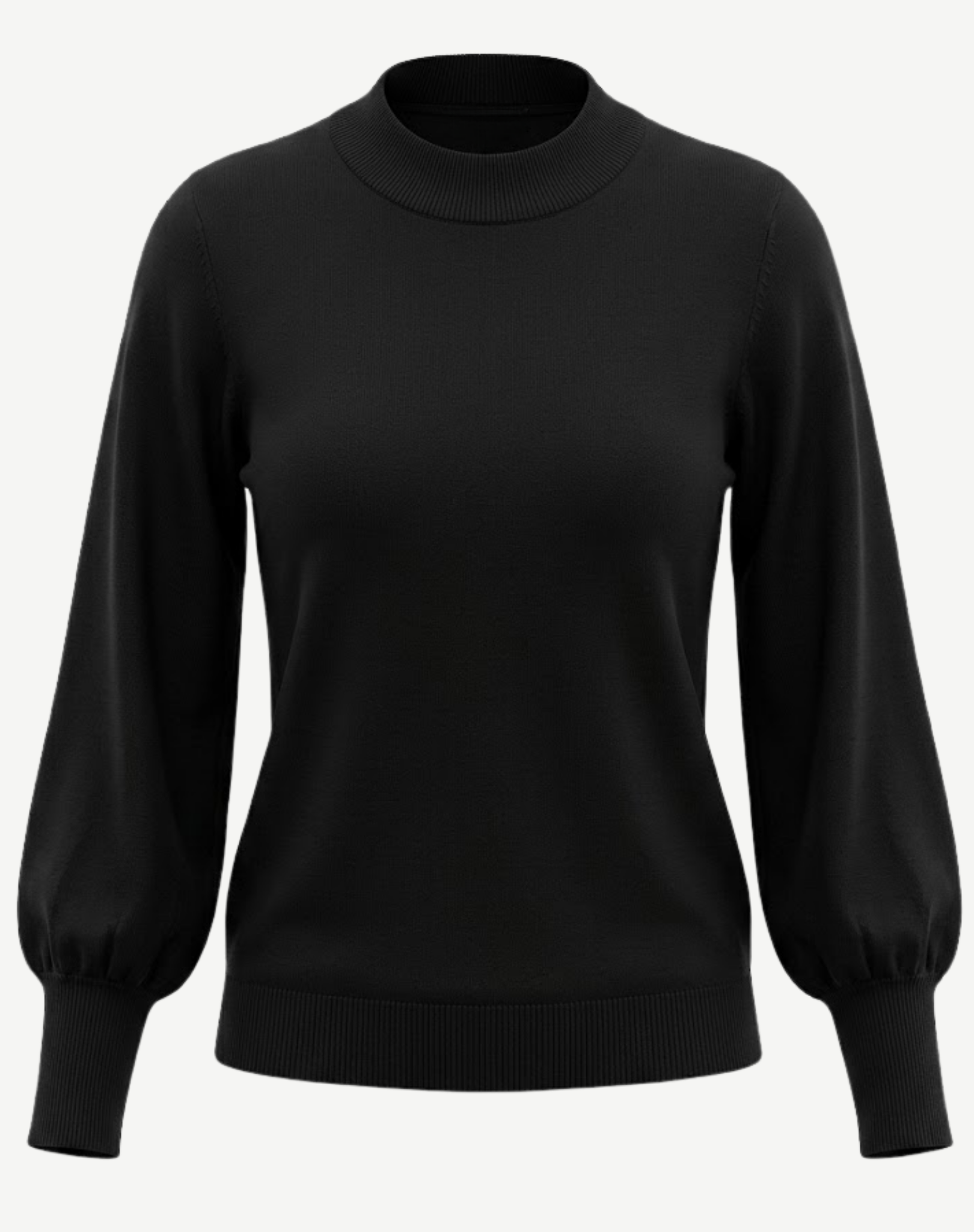 W2449226 BLACK PLAIN JERSEY KNIT Corfu Jeans