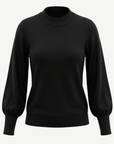 W2449226 BLACK PLAIN JERSEY KNIT Corfu Jeans