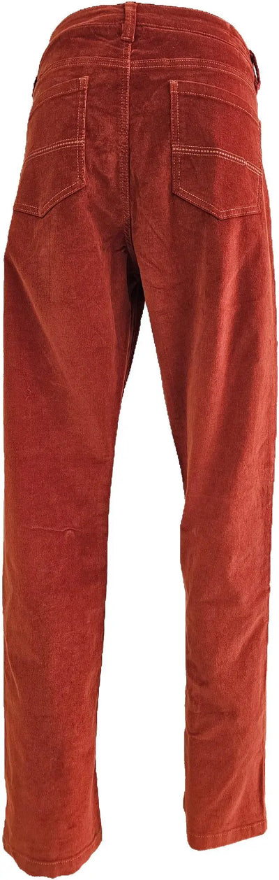 W2411159 MAPLE LEAF STRETCH CORD PANTS Corfu Jeans