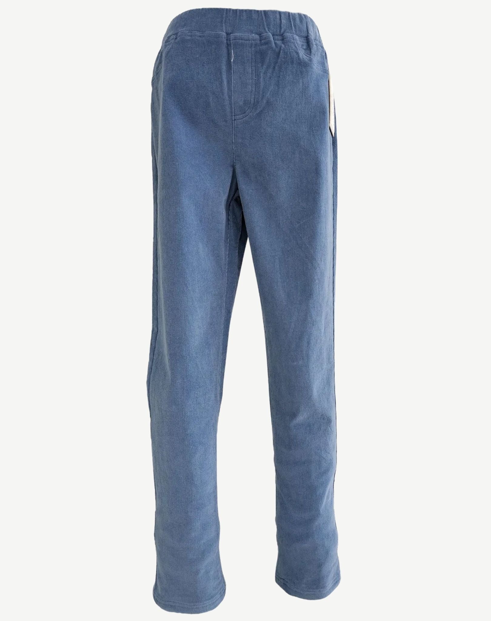 TEAL STRETCH CORDUROY PANTS Corfu Jeans