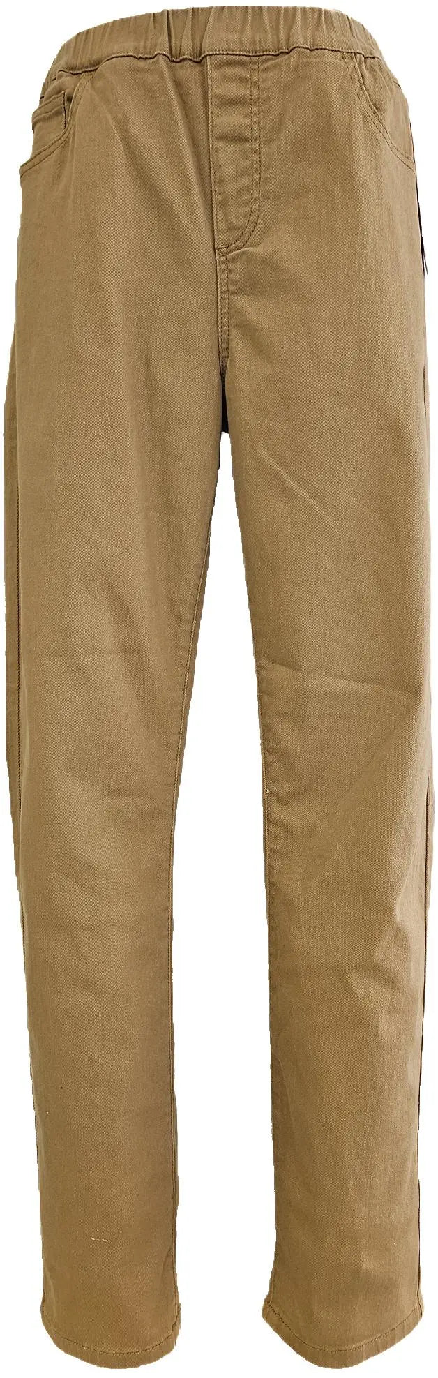 W2412328 CAMEL COLOURED DENIM TWILL PANTS Corfu Jeans