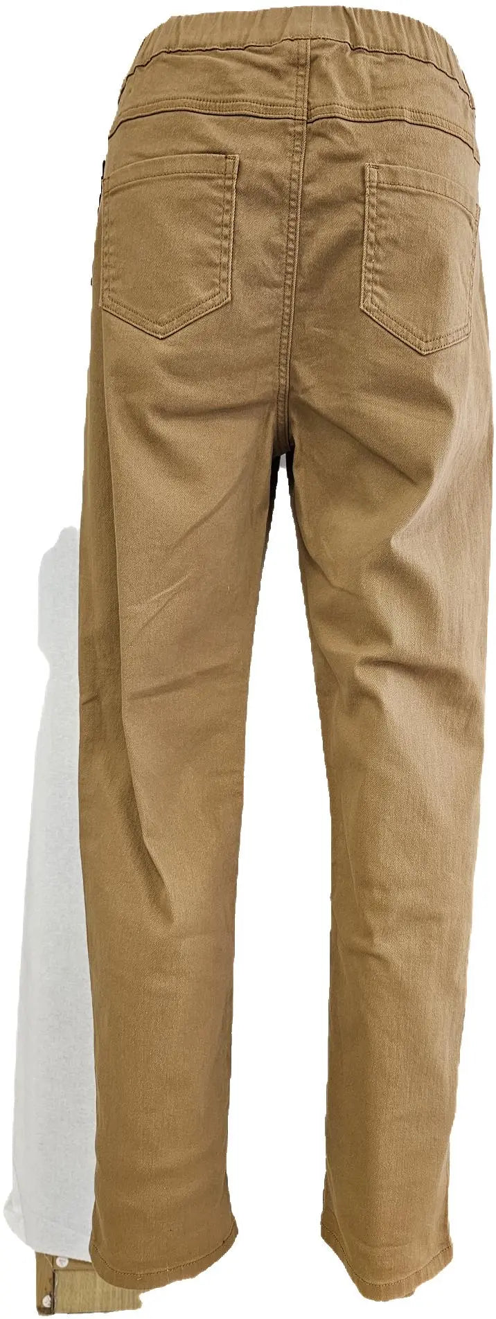 W2412328 CAMEL COLOURED DENIM TWILL PANTS Corfu Jeans