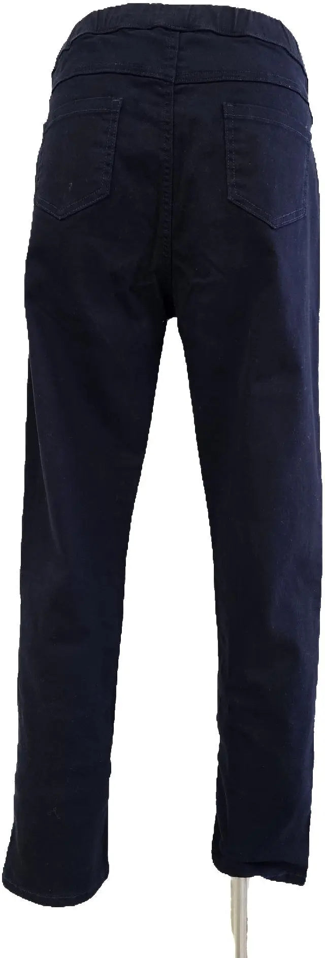 W2412328 NAVY COLOURED DENIM TWILL PANTS Corfu Jeans