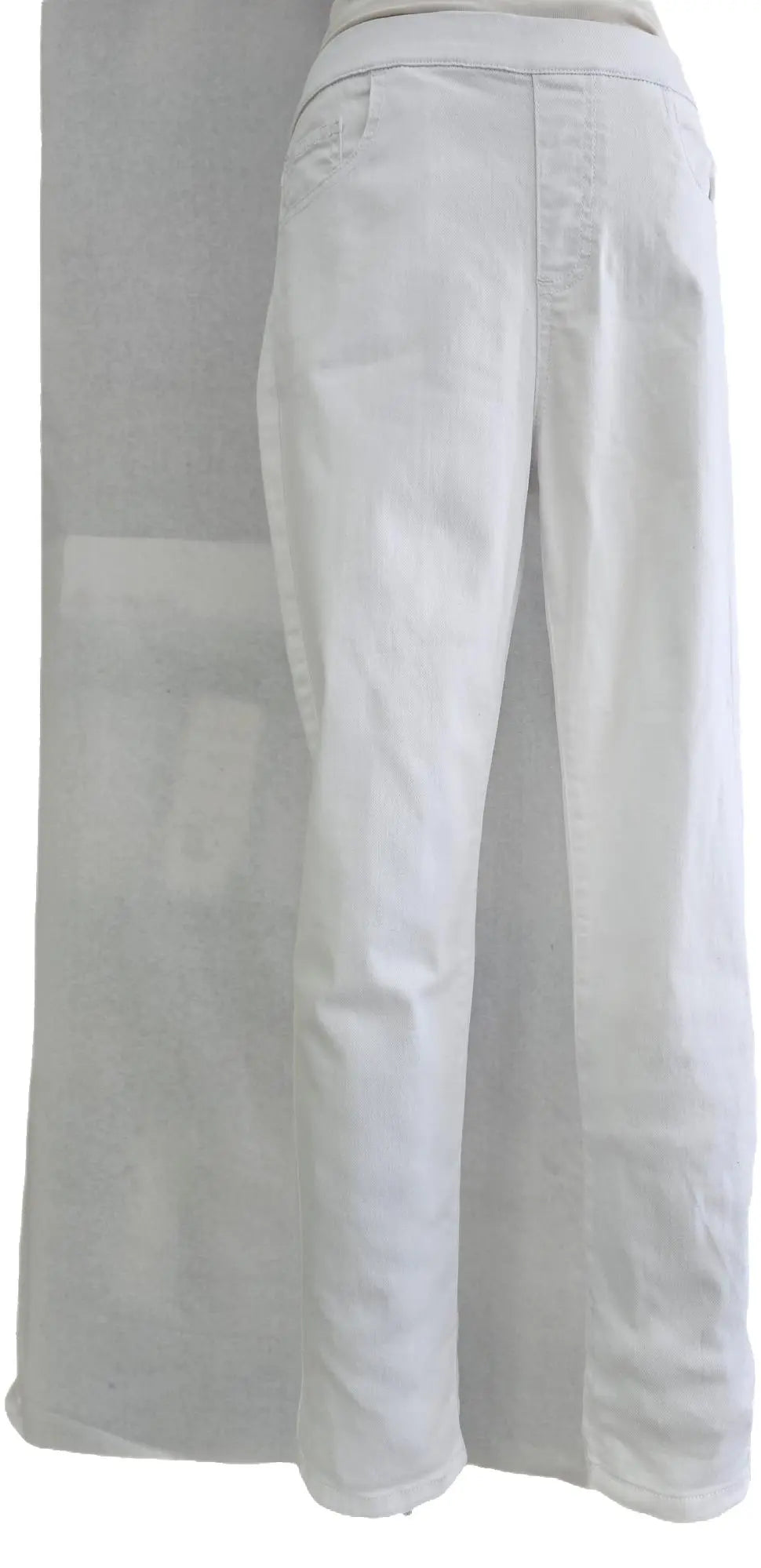 W2412328 WHITE COLOURED DENIM TWILL PANTS Corfu Jeans