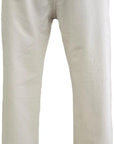 W2412329 ECRU COLOURED MICRO KNIT STRETCH DENIM PANTS Corfu Jeans