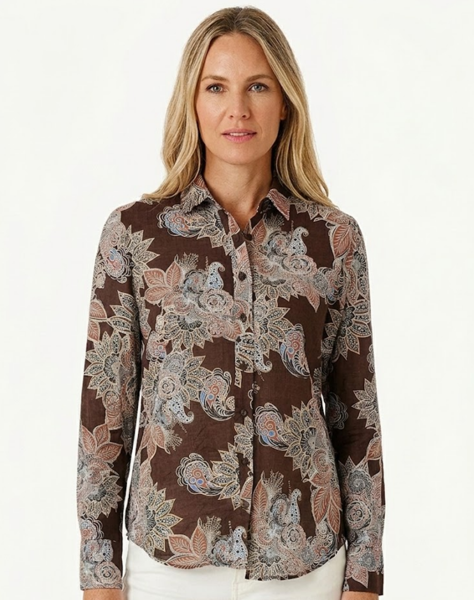 Mandala Soft Print Shirt Corfu Jeans