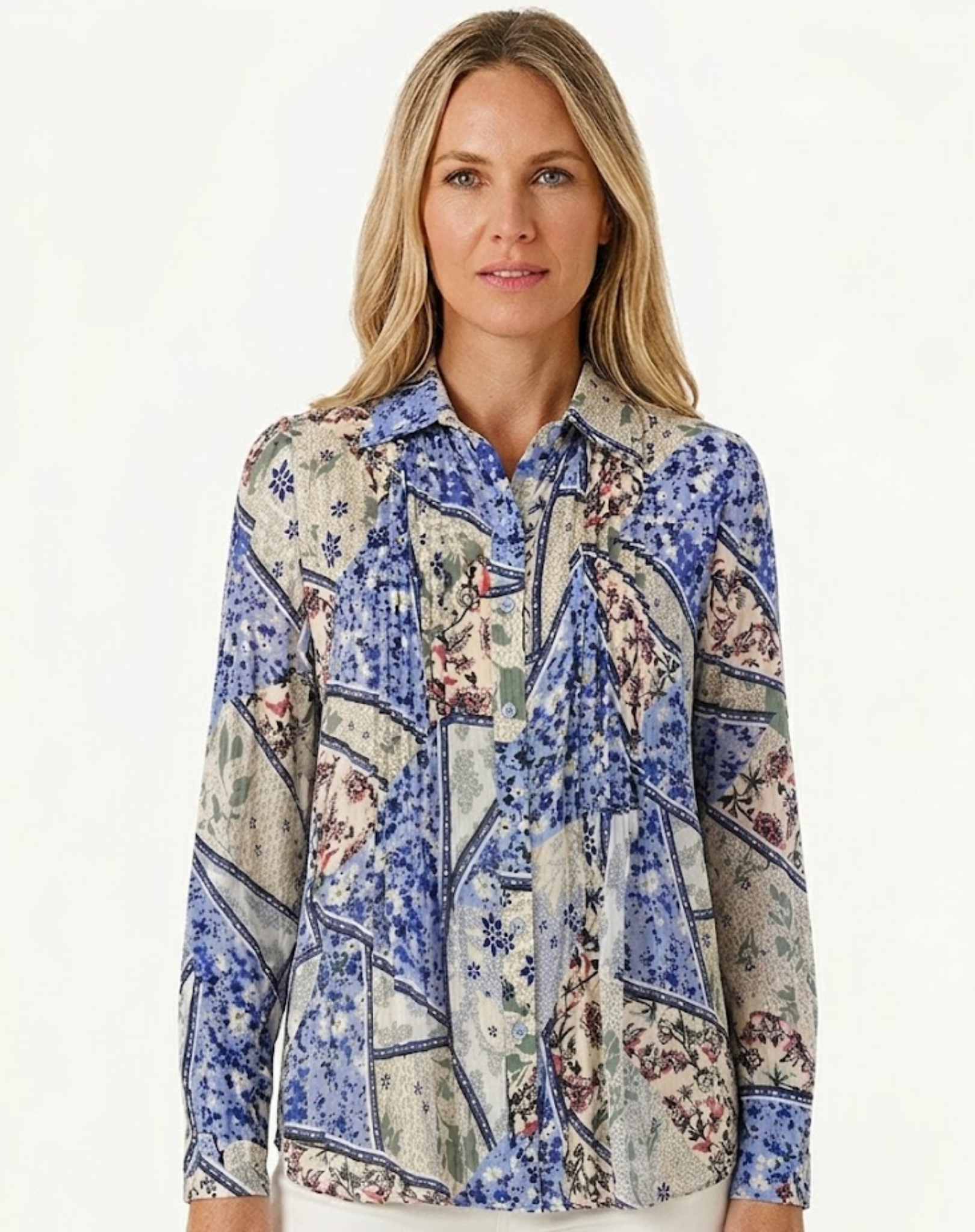 Denim Soft Print Shirt Corfu Jeans