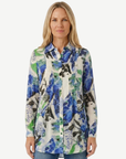 Indian Ink Soft Print Shirt Corfu Jeans