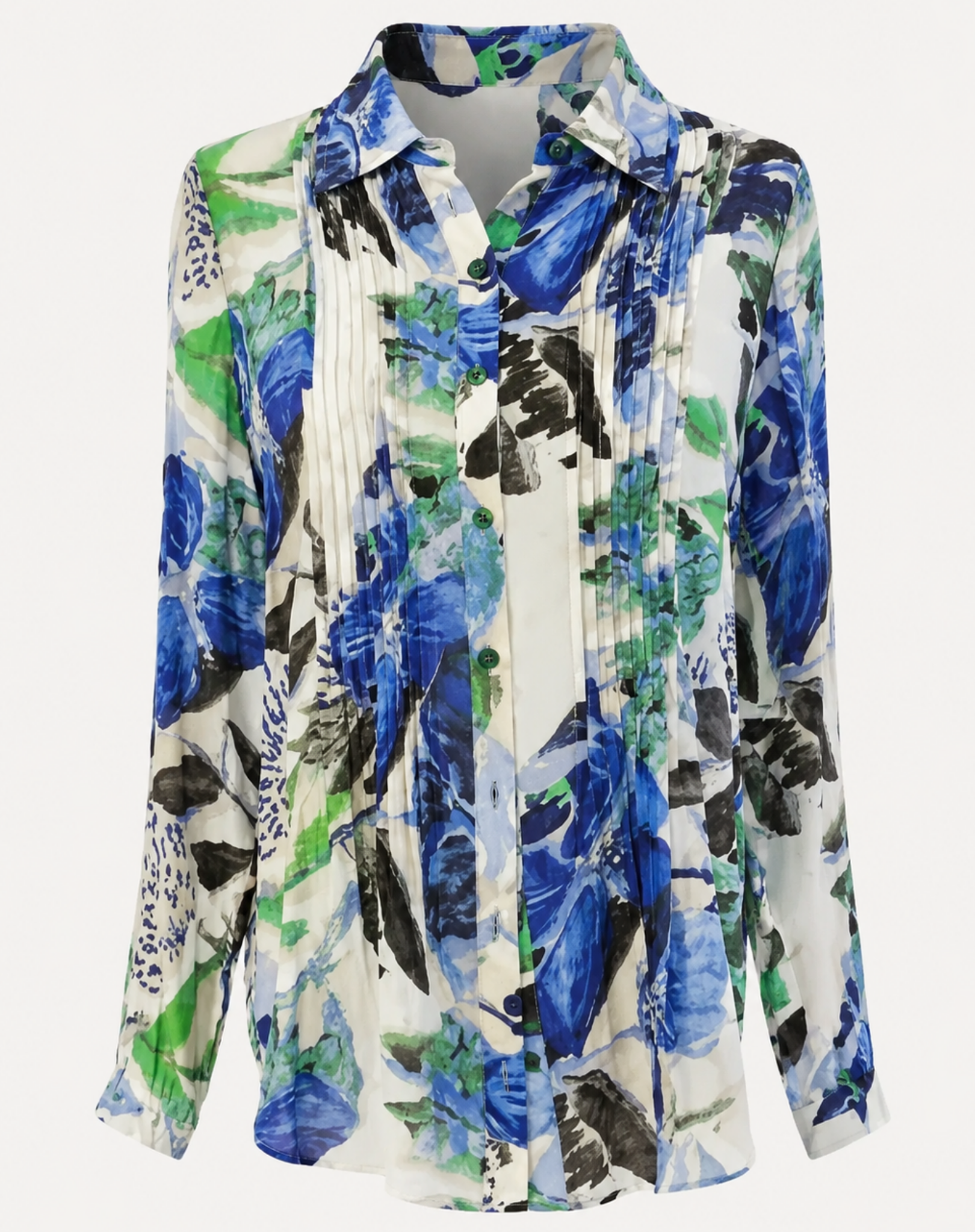 Indian Ink Soft Print Shirt Corfu Jeans