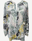 DELIGHTFUL SOFT PRINT LONG SLEEVE BLOUSE Corfu Jeans