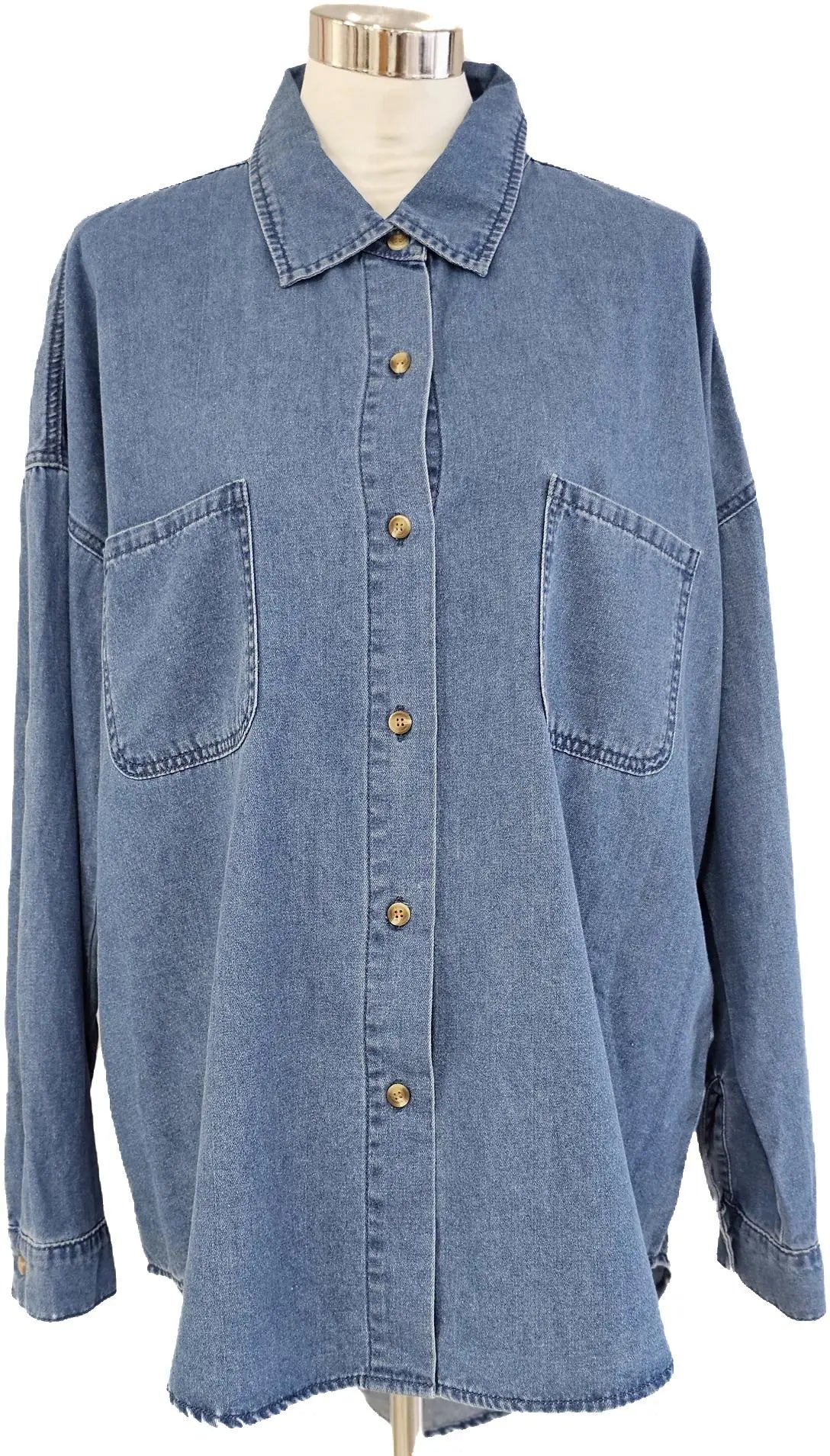 W2426518 LYRA WASH COTTON RICH PRINT SHIRT Corfu Jeans