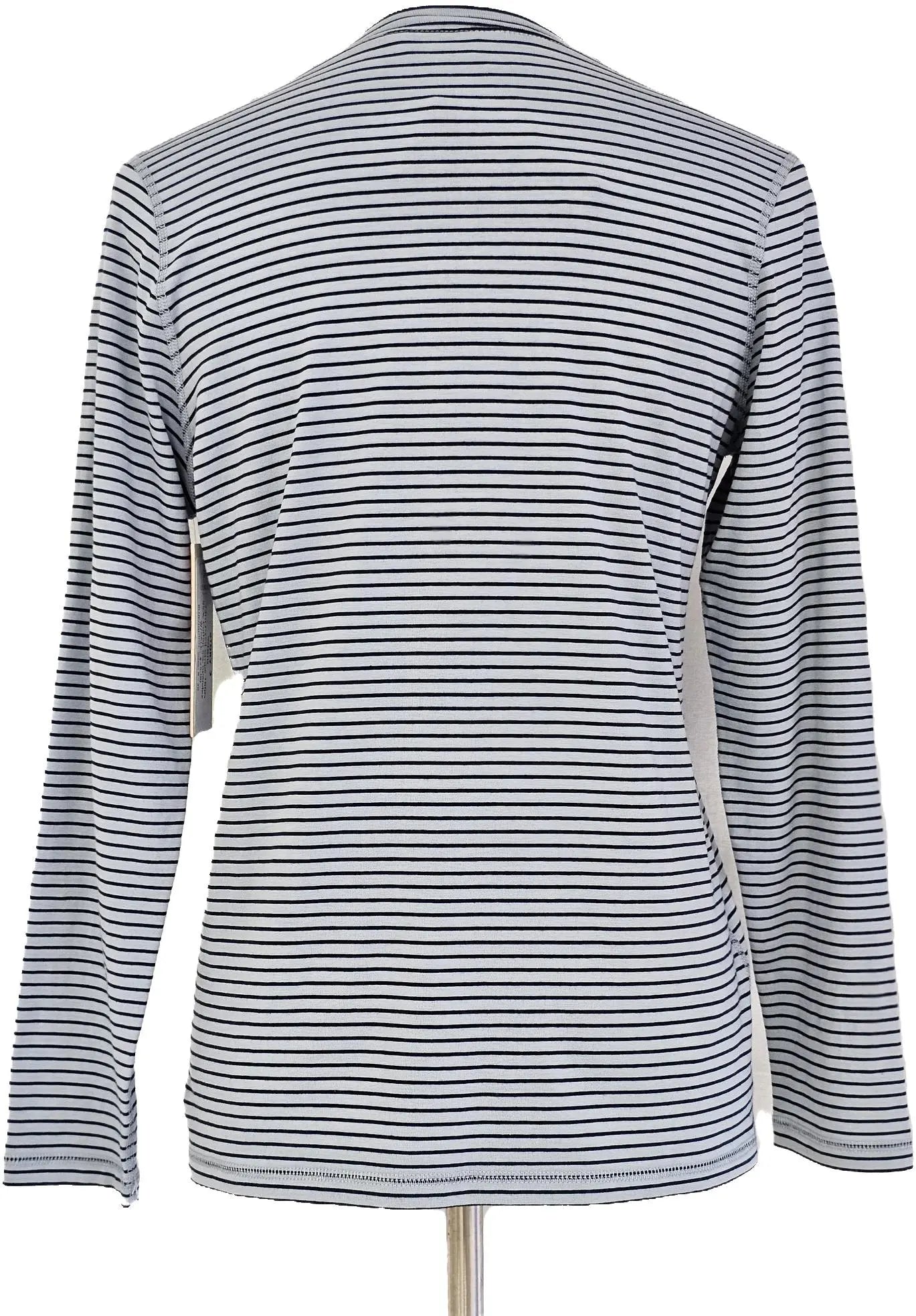 W2438119 BLUE INDIGO STRIPED KNIT Corfu Jeans