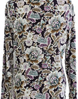 W2438119 SCOTTISH VIOLET SOFT BRUSHED KNIT Corfu Jeans