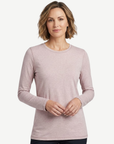 Essential Cotton Long Sleeve Tee - Blush Corfu Jeans
