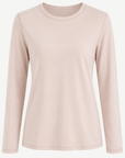 Essential Cotton Long Sleeve Tee - Blush Corfu Jeans