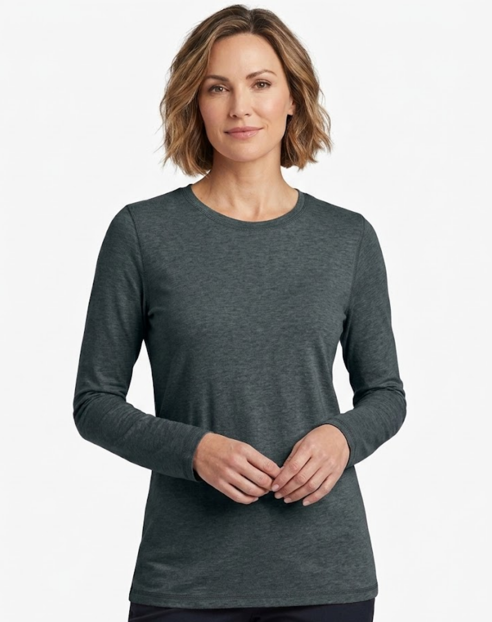 Essential Cotton Long Sleeve Tee - Jett Corfu Jeans