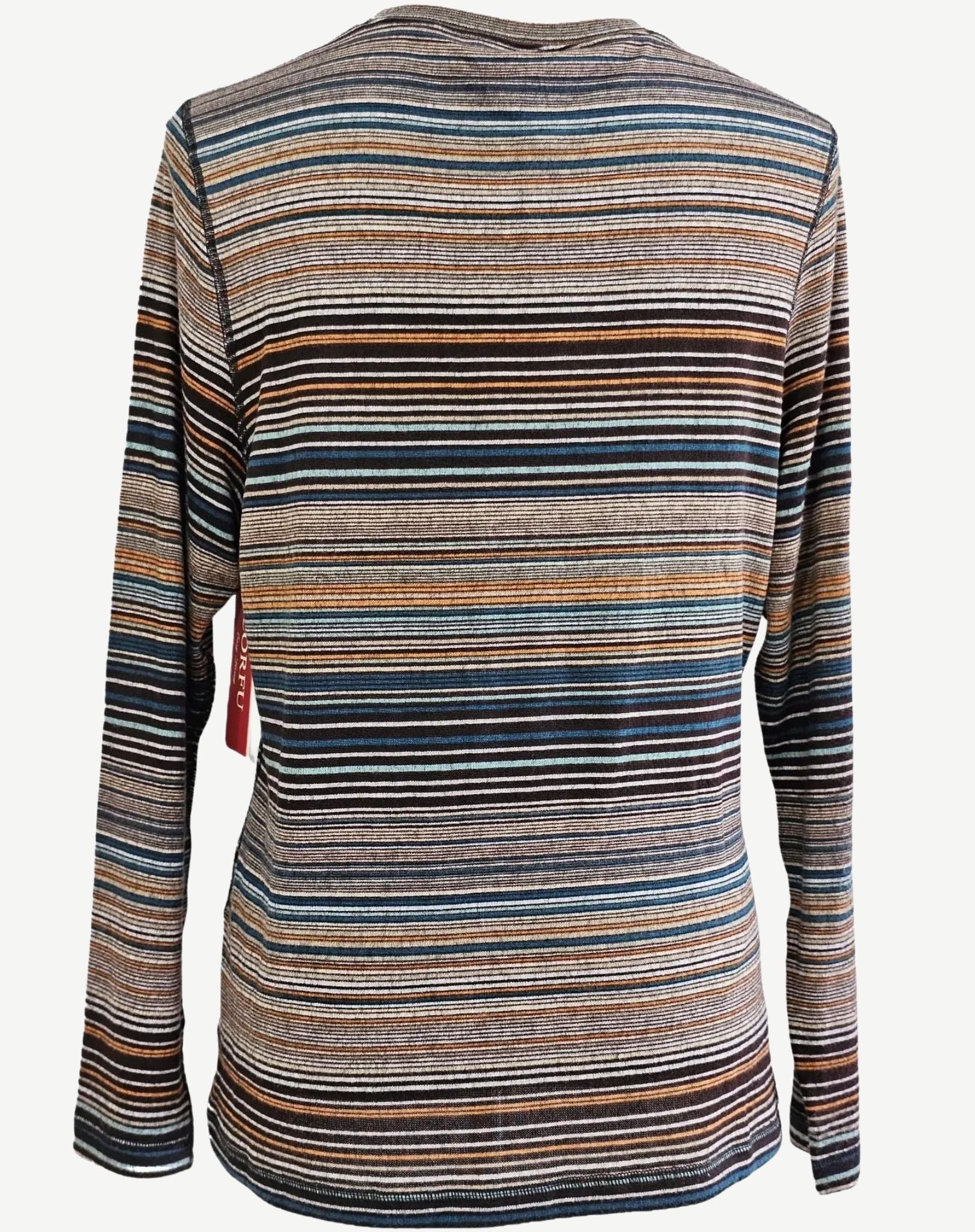 PINE BROOK SOFT BRUSHED KNIT LONG SLEEVE TOP Corfu Jeans