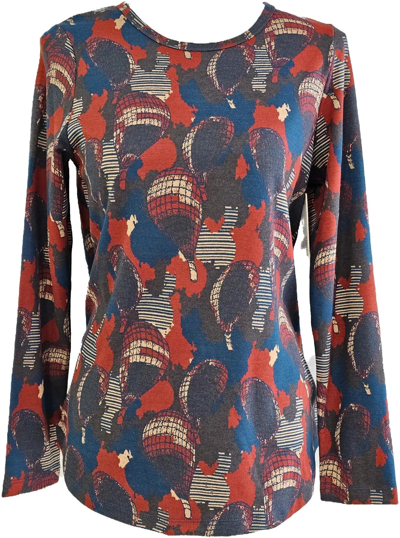 W2438541 AUTUMN PALETTE PRINTED SOFT KNIT Corfu Jeans