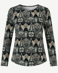 Lafayette Long Sleeve Knit Top Corfu Jeans
