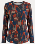 Autumn Palette Long Sleeve Knit Top Corfu Jeans