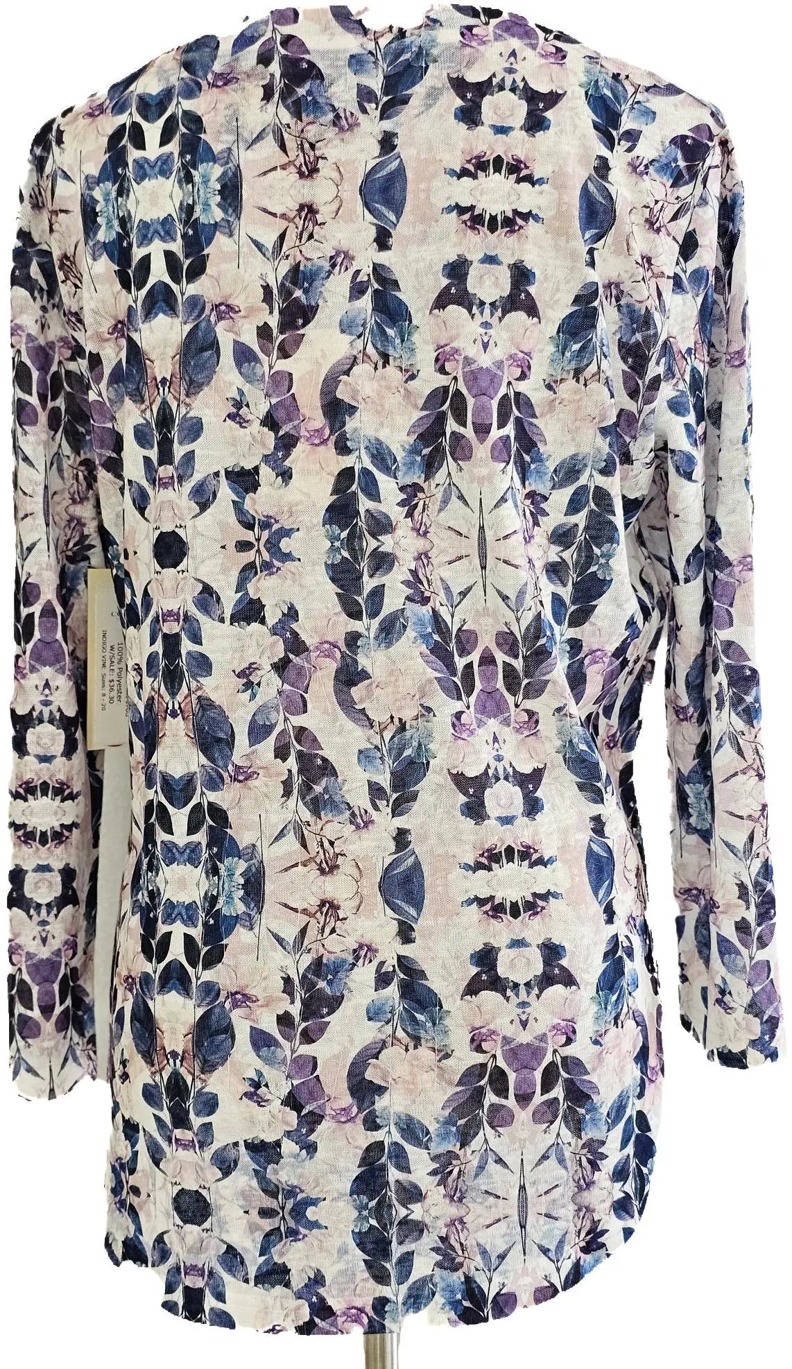 W2438580 INDIGO VINE PAPER PRINT KNIT Corfu Jeans