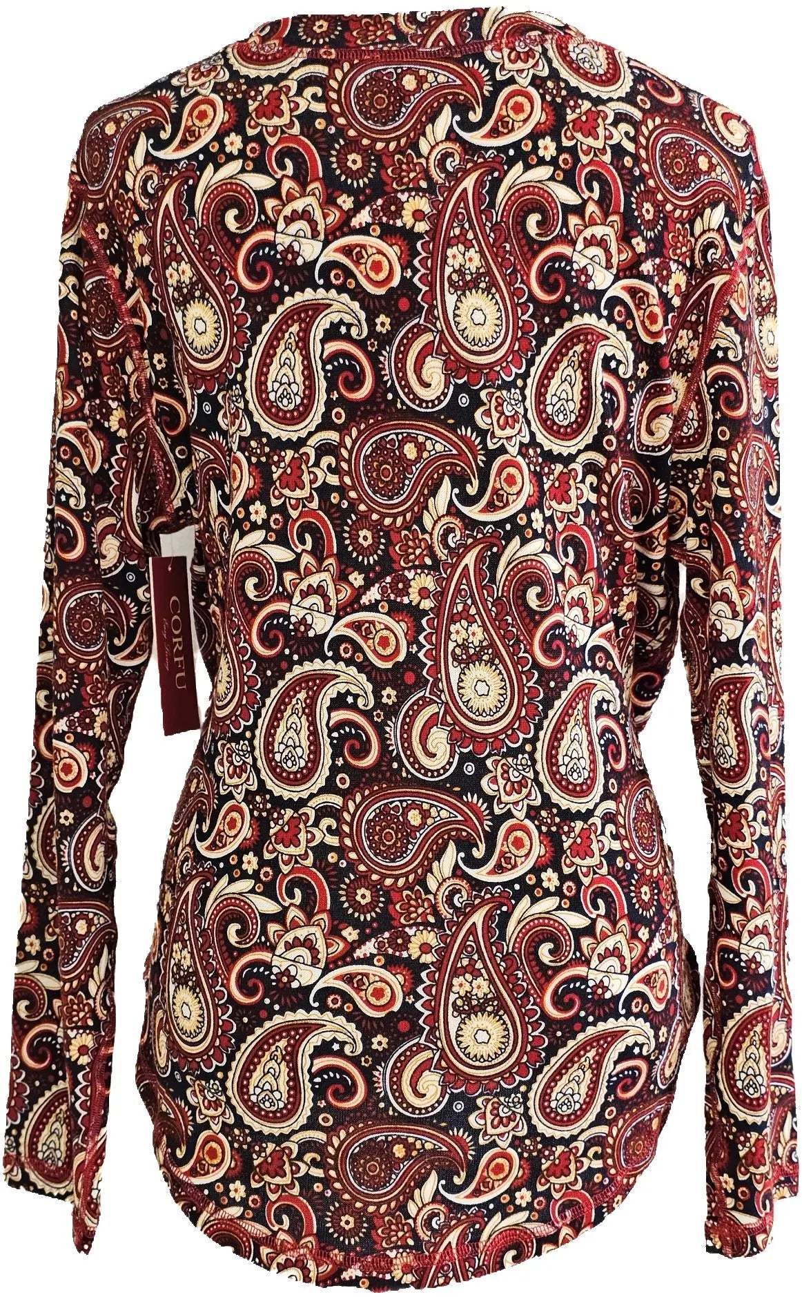 W2438586 AMBER PAISLEY SOFT BRUSHED KNIT Corfu Jeans