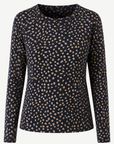 Navy Sand Knit Long Sleeve Top Corfu Jeans