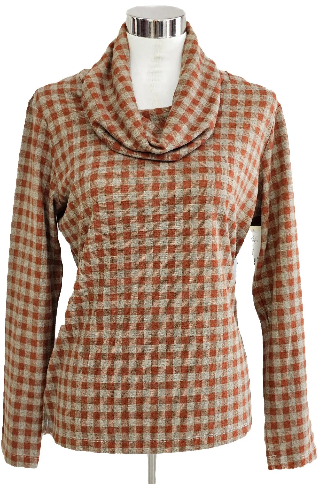 W2438647 CEDAR CHECK SOFT BRUSHED KNIT Corfu Jeans