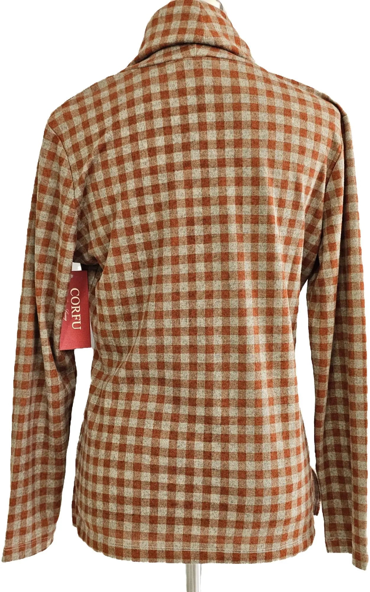W2438647 CEDAR CHECK SOFT BRUSHED KNIT Corfu Jeans