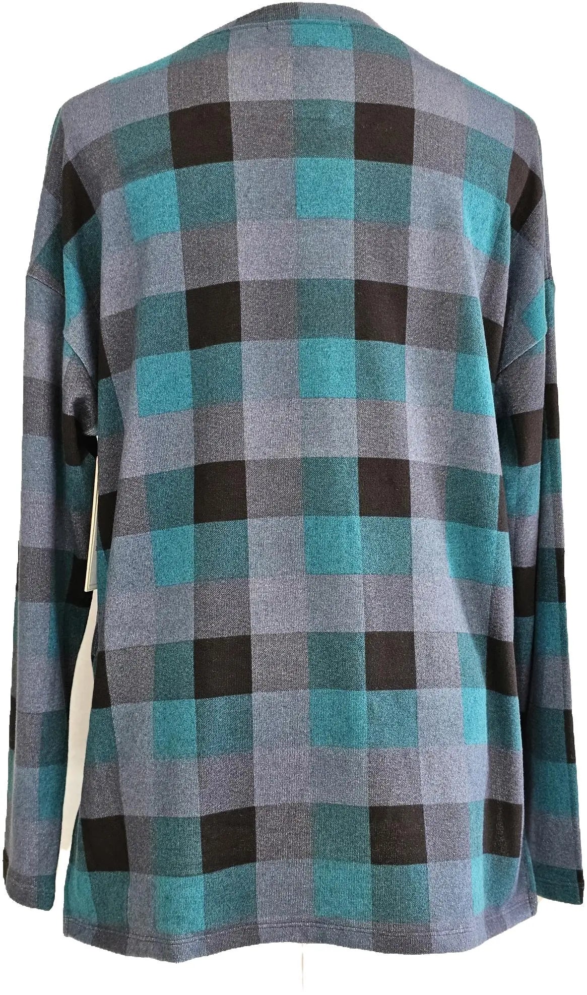 W2438717 TEAL PAPER PRINT KNIT Corfu Jeans