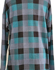W2438717 TEAL PAPER PRINT KNIT Corfu Jeans
