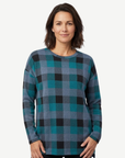 Teal Long Sleeve Knit Top Corfu Jeans