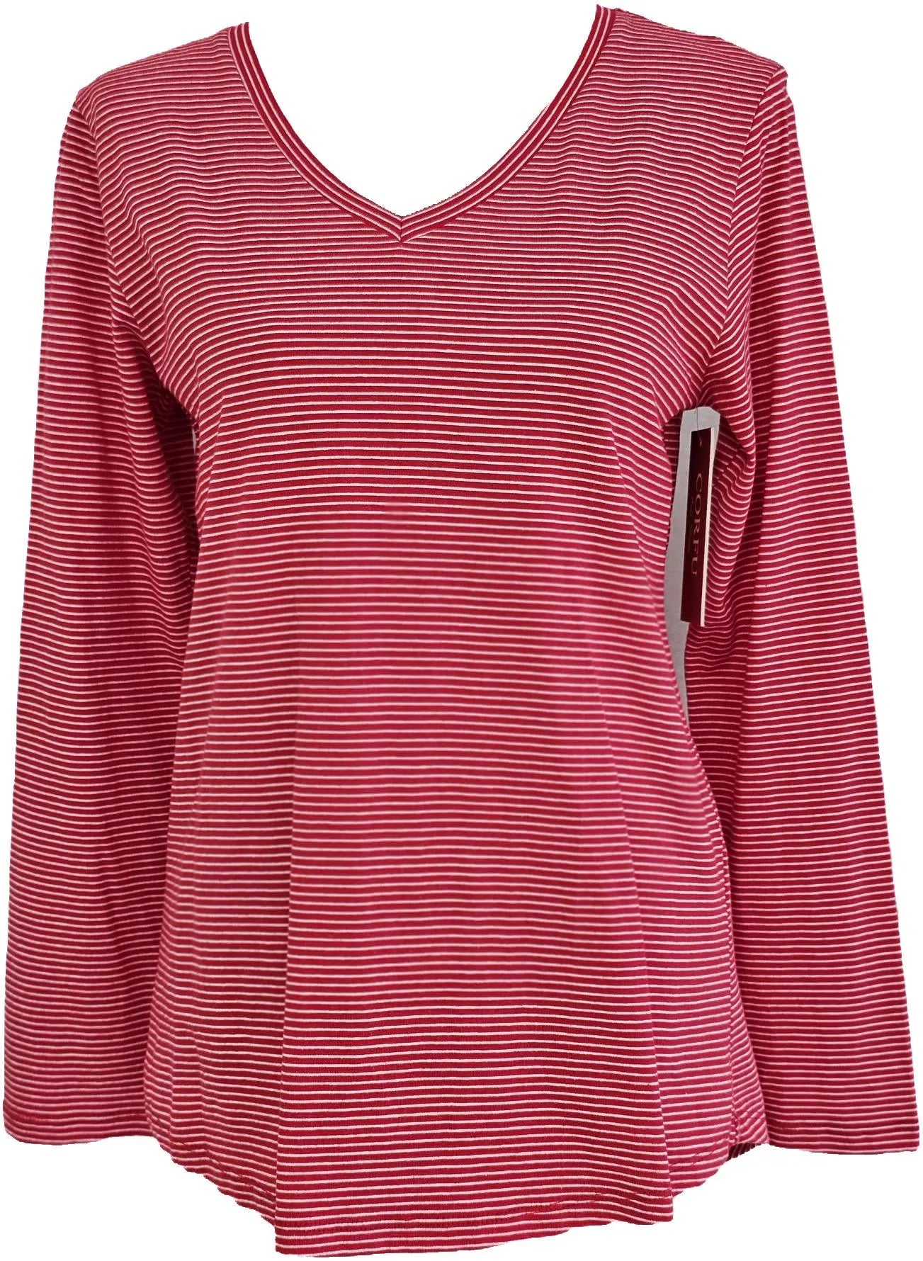 W2438718 RASPBERRY STRIPED KNIT Corfu Jeans