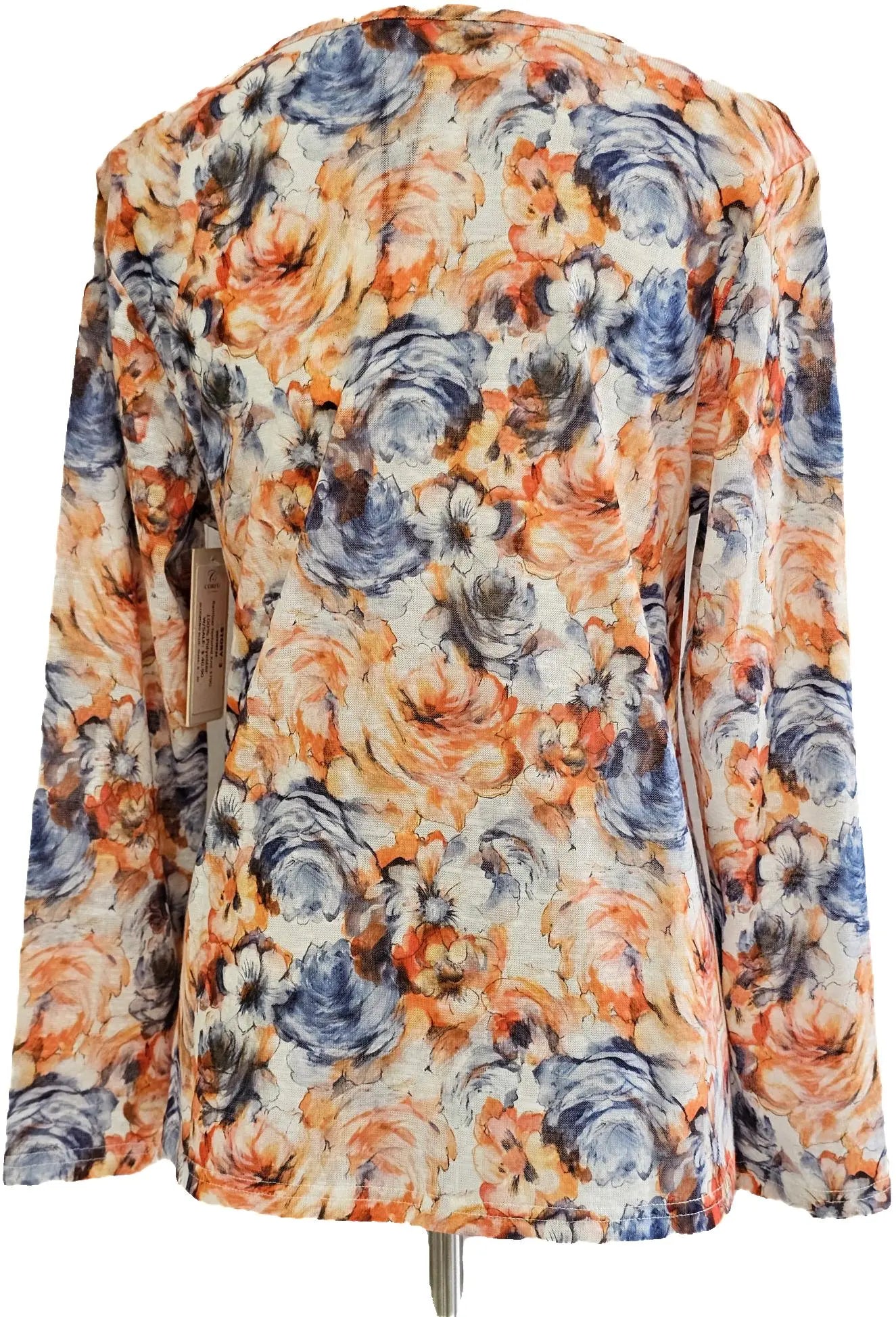 W2438734 BLOOMING BLUE PAPER PRINT KNIT Corfu Jeans