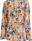 W2438734 BLOOMING BLUE PAPER PRINT KNIT Corfu Jeans